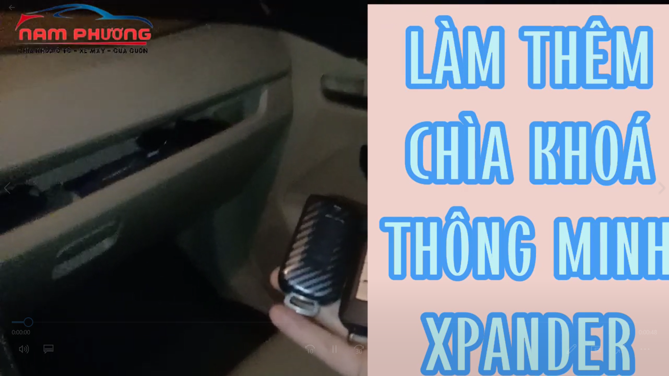 Làm thêm chìa khóa thông minh Xpander tại Hạ Long