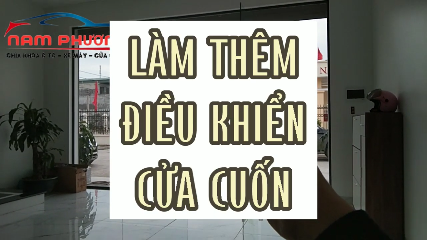 Làm điều khiển cửa cuốn tại Cẩm Phả