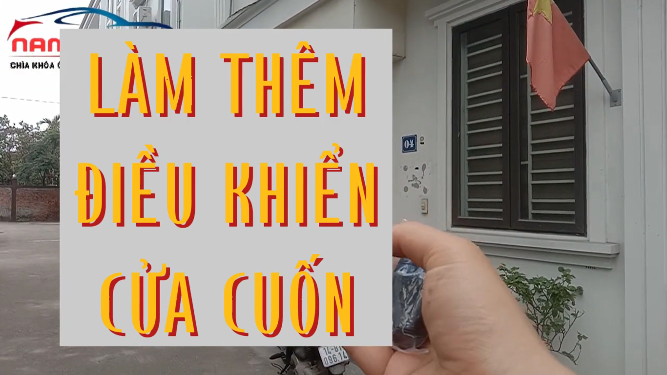 Làm thêm điều khiển cửa cuốn tại Hạ Long