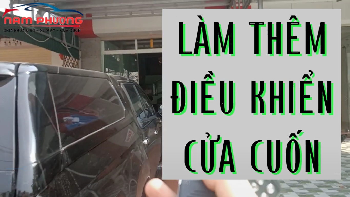 Làm điều khiển cửa cuốn tại Vân Đồn