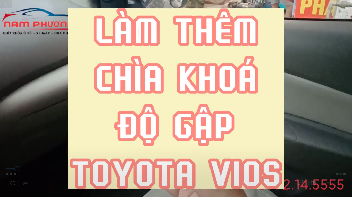 Làm chìa độ gập ô tô Vio | Làm chìa khóa ô tô tại Hạ Long|Làm khóa cửa cuốn tại Hạ Longs tại Hạ Long