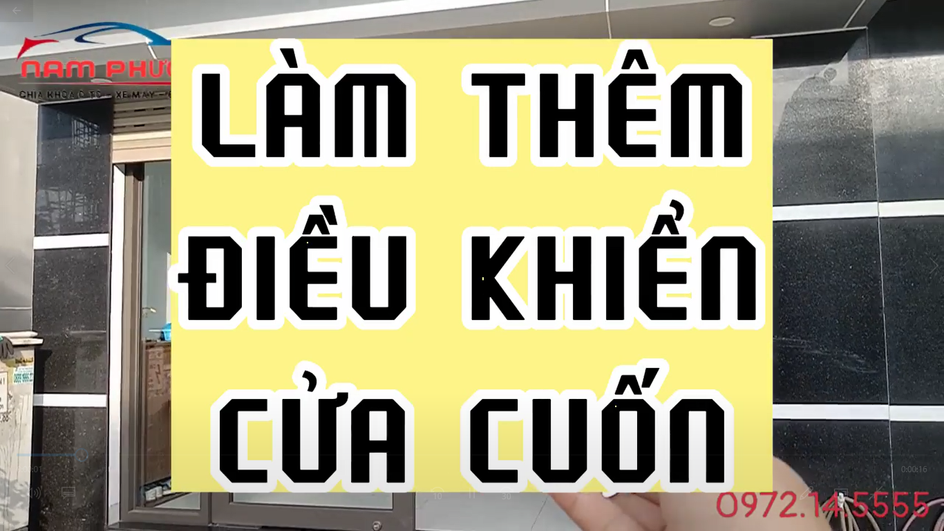 Làm điều khiển cửa cuốn tại bãi cháy | Làm chìa khóa ô tô tại Bãi Cháy|Làm khóa cửa cuốn tại Bãi Cháy