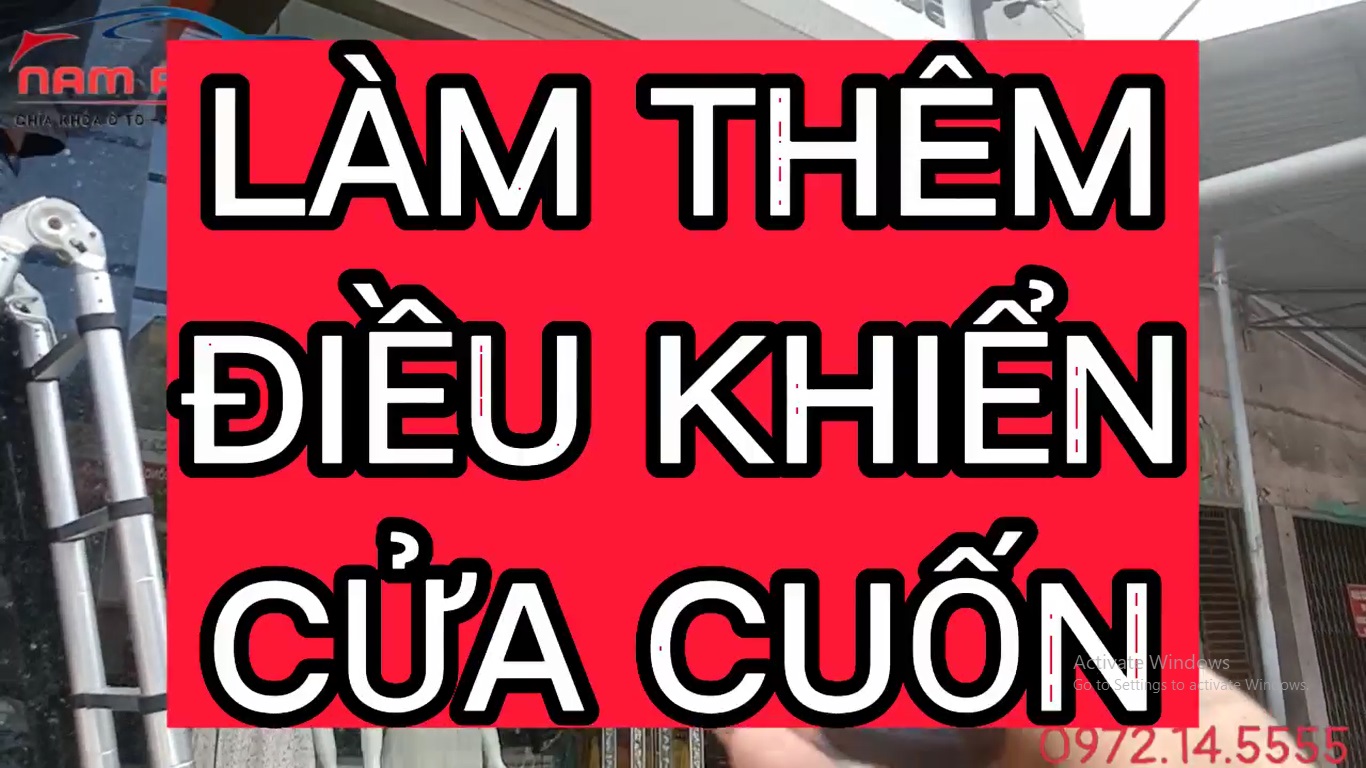 Làm thêm chìa khoá cửa cuốn tại Mông Dương Cẩm Phả Quảng ninh | Làm điều khiển ô tô tại Quảng Ninh|Làm điều khiển cửa cuốn tại Quảng Ninh