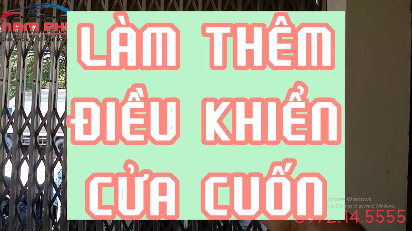 Làm thêm điều khiển cửa cuốn cho nhà thi đấu Quảng Ninh | Làm chìa khóa ô tô tại Cẩm Phả|Làm khóa cửa cuốn tại Cẩm Phả